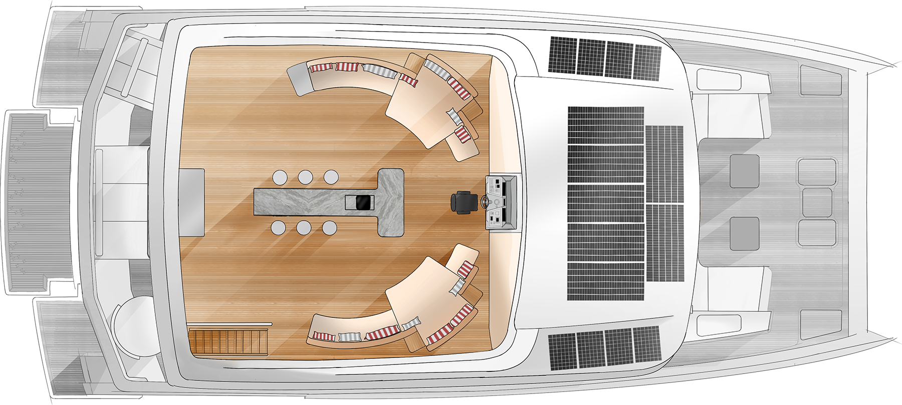 Sun Deck Layout